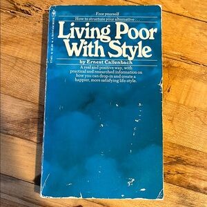 Living Poor With Style, Rare Vintage Book